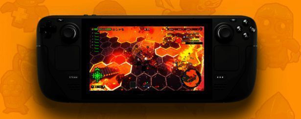 战斗画面展示敌怪群体冲锋，战舰正准备迎战