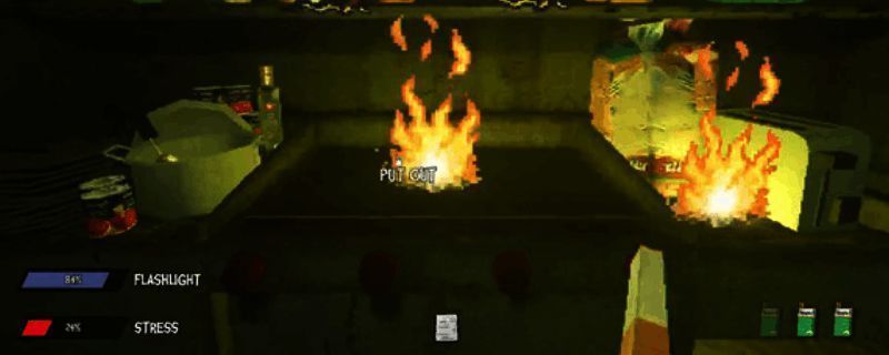 《Wasteland Bites》游戏场景截图，展示阴暗风格的废土环境与角色互动细节