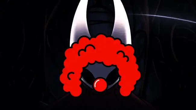 《空洞骑士：丝之歌》游戏画面，角色在幽暗森林中穿梭