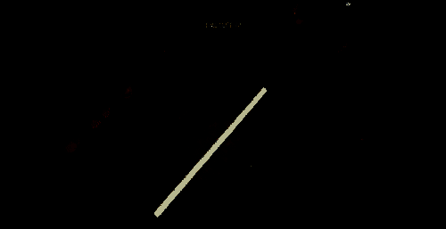 画面中一位外貌奇特的顾客站在餐车前，眼神阴森地盯着厨师