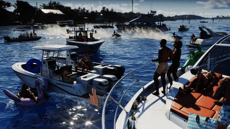 地图局部放大图，显示新增地标和水道系统细节