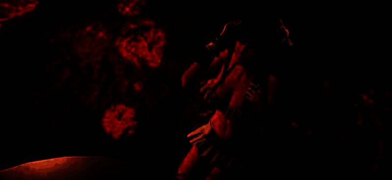 蒂法侧身站立，露出微笑，泳衣细节精致，发丝随风轻扬