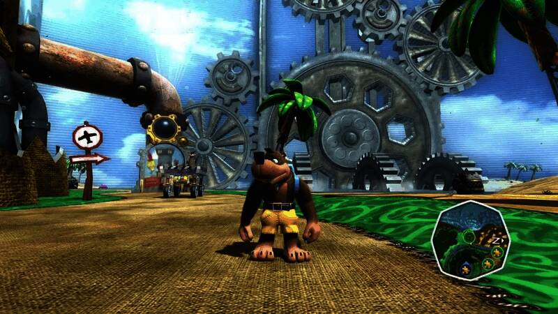 《班卓熊》经典角色画面回顾，卡通风格鲜明，画面色彩鲜艳