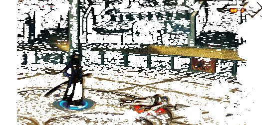 漂泊带土释放爆发连招，展现连贯斩击动作