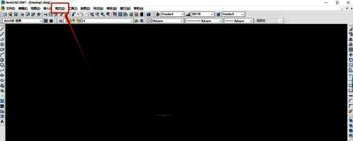AutoCAD 2007界面顶部格式菜单中的标注样式选项
