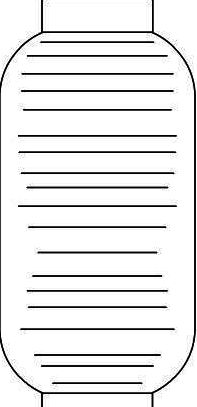 线条绘制完成后的灯笼效果图截图