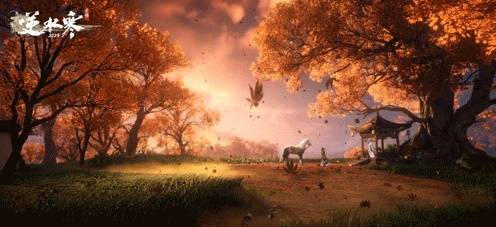 游戏画质优化前后对比图，展现光影与特效的显著提升