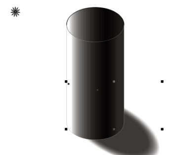阴影被放置于图层最底层以增强整体空间感