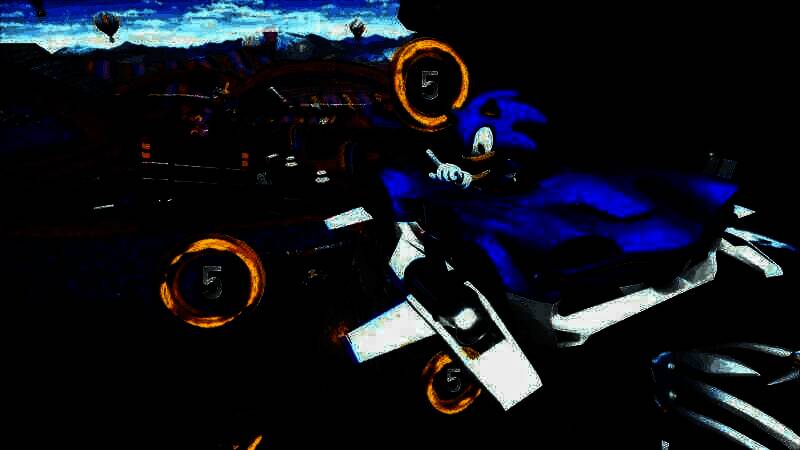 异世界赛道实景截图，呈现奇幻风格的地形与光影效果