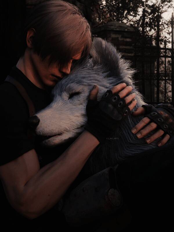 艾达王身着标志性红色战服，神情冷峻地凝视远方