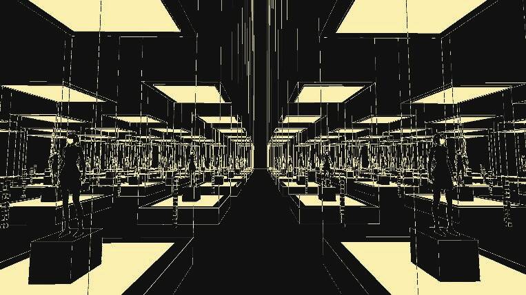 抽象图形构成的虚幻世界，色彩层次丰富，视觉冲击力极强