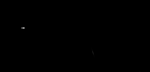 尺寸标注完成效果图，清晰显示每一段折线的具体数值与箭头标记