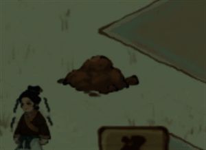 采集点刷新后的游戏界面截图，标注天山雪莲采集点位置