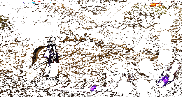 拔刀状态下地面五段连斩动作分解