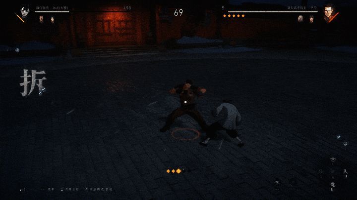 角色成功反击对手攻击，触发大招特效瞬间击退敌人