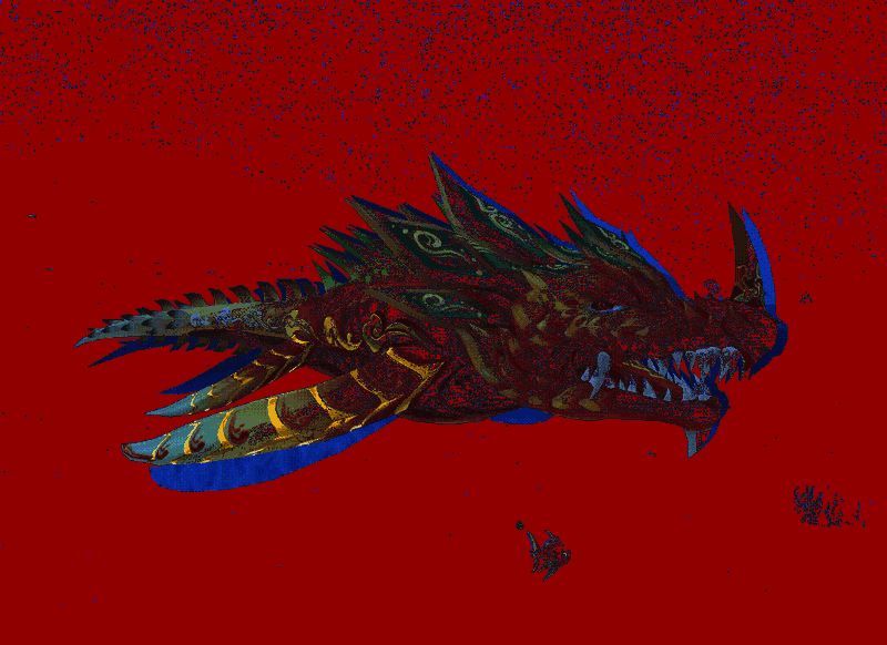 玩家与巨型海怪激烈对抗，技能特效绚丽