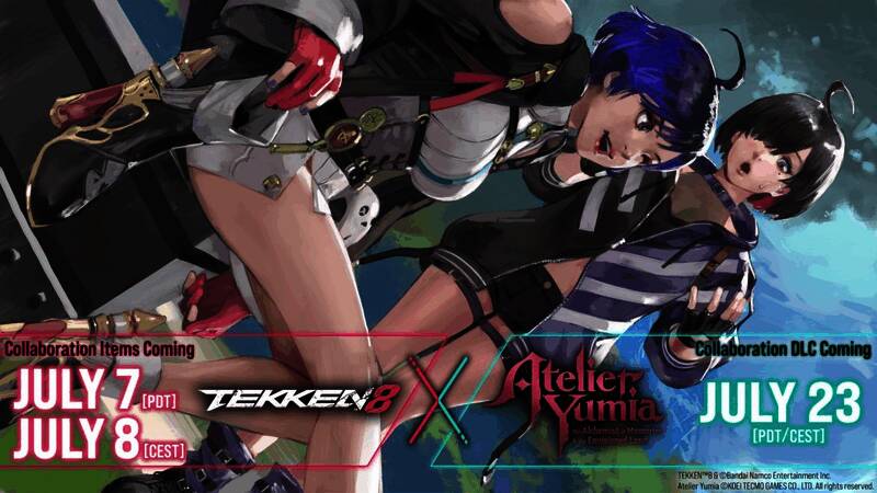 联动贺图展示悠米亚与三岛蕾娜的跨次元同框画面