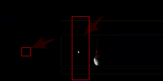 时间轴上标记出关键帧插入位置，红色标记清晰可见