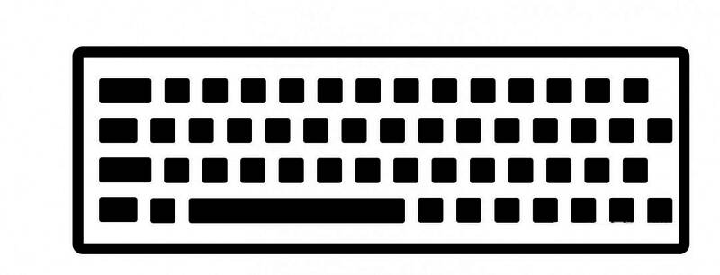 完成基本结构后的完整键盘模型