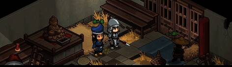 癞头癫与主角在破庙中进行关键对话，气氛庄重神秘