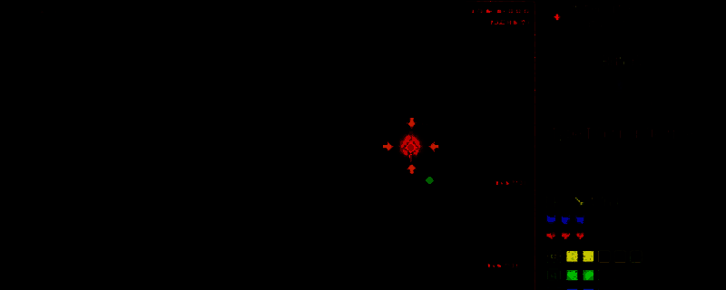游戏中角色身处充满霓虹灯和机械装置的赛博朋克城市街道，背景有巨大的全息投影