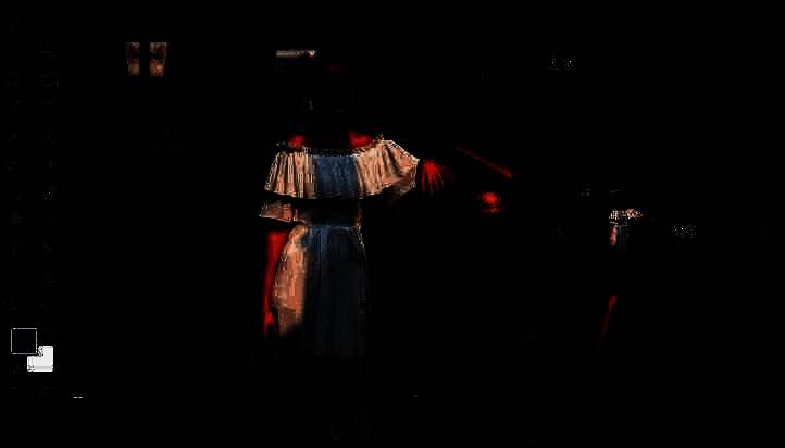 Photoshop工具箱中高亮显示的对象选择工具按钮