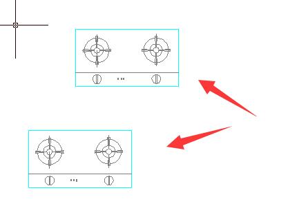 图纸内容粘贴完成后的效果展示