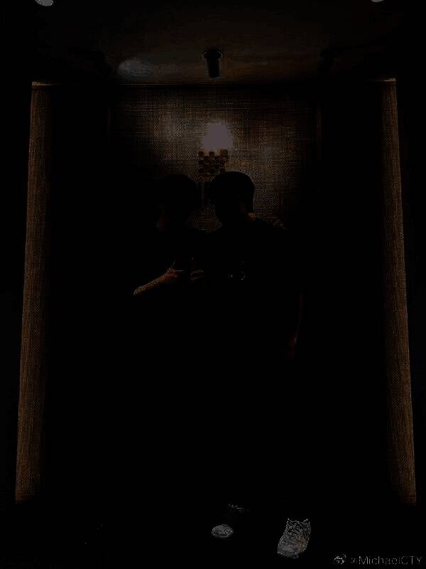 双方团队成员一同观看作品演示画面