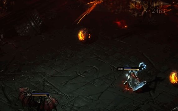 战技动画预览，黑暗女士挥动法杖释放龙息冲击敌人