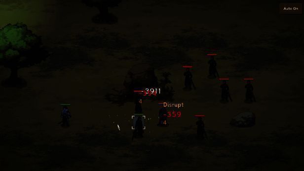 角色在武学界面中浏览多种招式列表，每个技能图标设计精美，附带详细说明文本