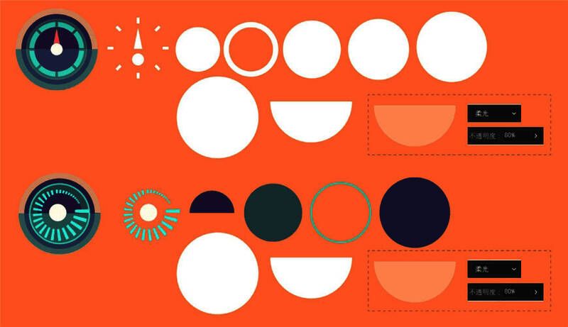 仪表盘玻璃反光效果图