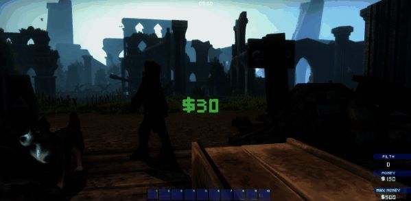 一家装饰精美的商店内部，货架整齐陈列着各类渔获和纪念品，几名虚拟顾客正在选购商品