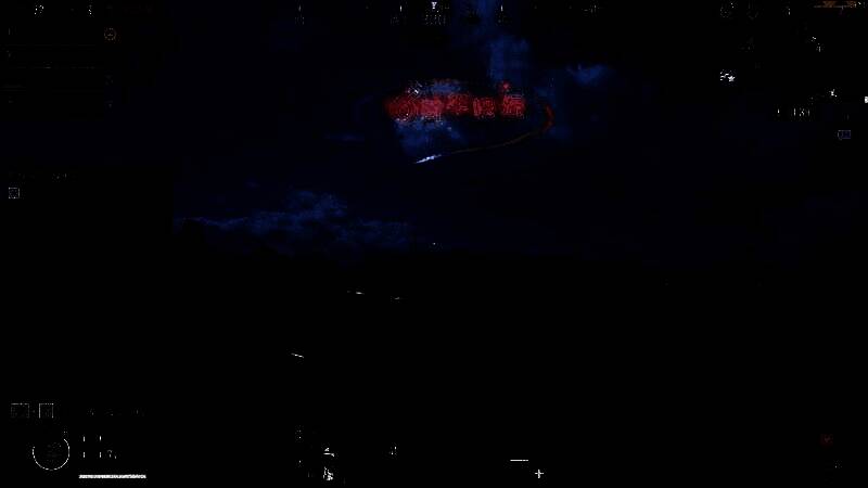 军械库内部场景，墙上挂满各种先进武器，地上散落着弹药箱