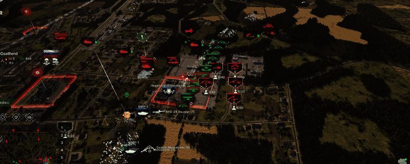 《断箭》游戏中火炮弹药类型展示界面，清晰列出四种弹药图标及基础参数