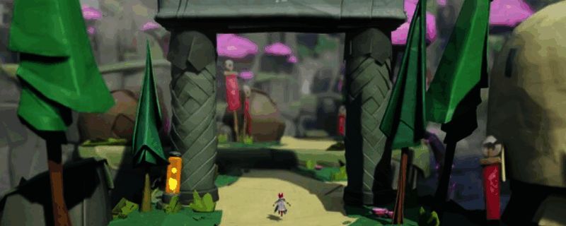 《Hirogami》游戏封面展示，折纸风格艺术画面清新可爱