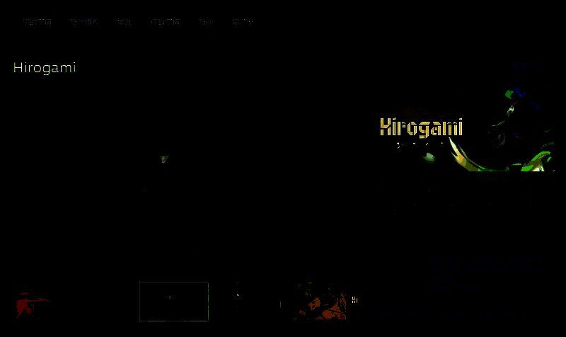 Steam商店页面截图，显示《Hirogami》游戏封面及购买选项