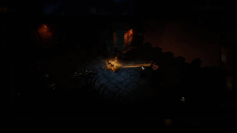 角色与分身并肩作战画面