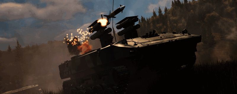 《断箭》中V3型艾布拉姆斯坦克与普通M1A2坦克的战场对峙场景，双方火力激烈交锋