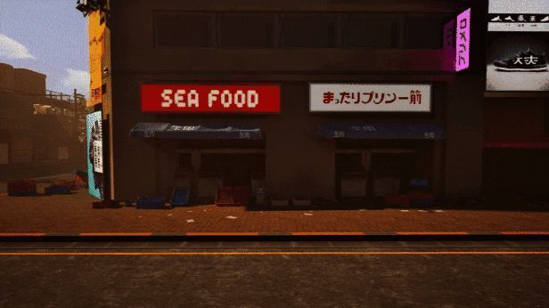 玩家与顾客进行交易的场景，背景是堆满游戏卡带与主机的货架，画面充满复古气息