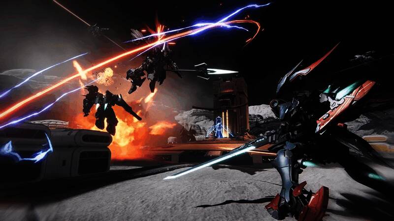 《解限机》全新边缘战场地图，包括月面与水域等多种地貌场景