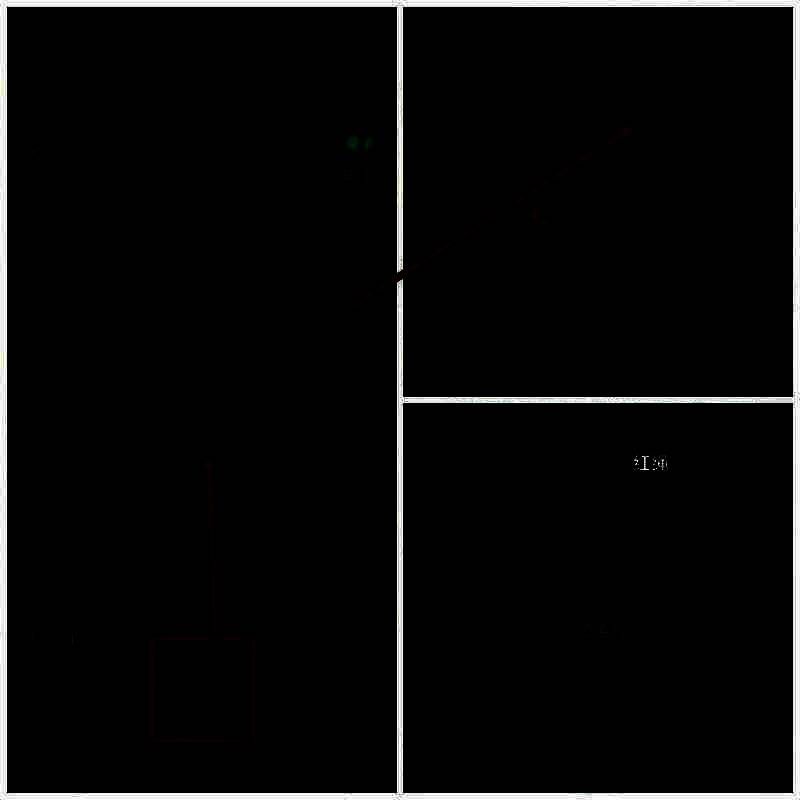 使用直尺取出隐藏的红绳