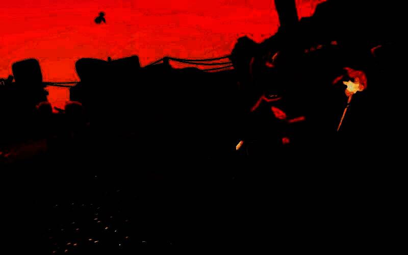 电脑屏幕上显示的游戏反作弊系统界面示意图