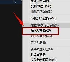 隔离模式选项选择界面截图