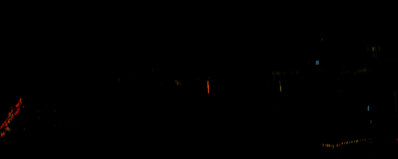 游戏中角色处于高楼边缘紧张场景，背景为夜晚城市灯光，气氛凝重