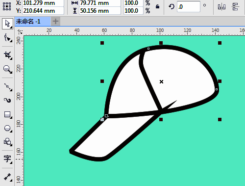 设置填充颜色为白色的示意图