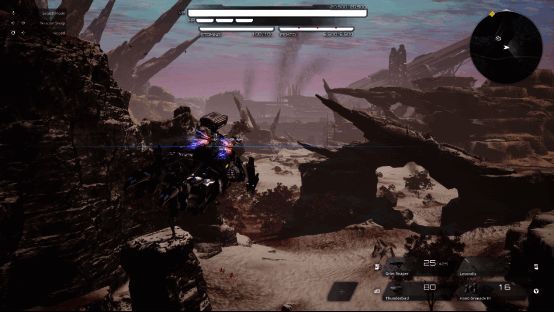 开放世界地图截图，展示广阔地形与探索点