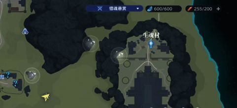 金芒郁香生长在天魂矿山右上角角落里