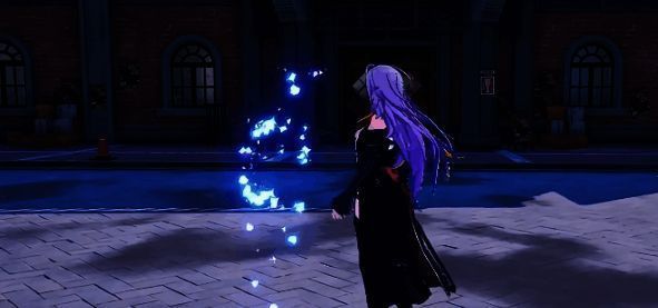 法蒂娅技能释放时的十字架特效展示，视觉效果震撼