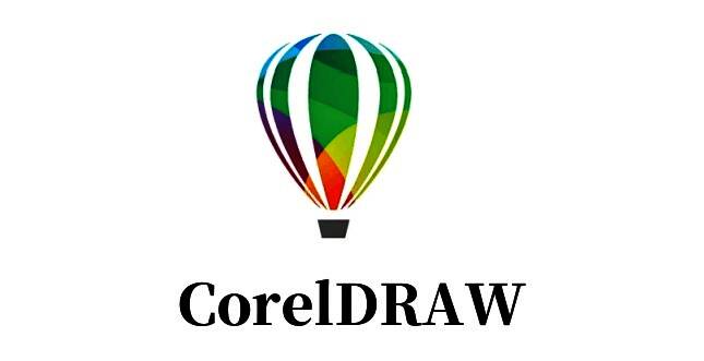 CorelDRAW界面中显示一个红色圆形边框，作为公章的基础形状