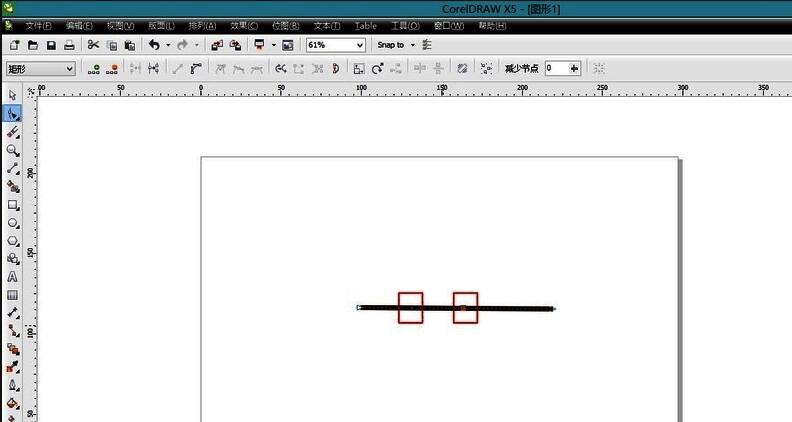 在线条特定位置新增两个控制描点，为后续拆分做准备